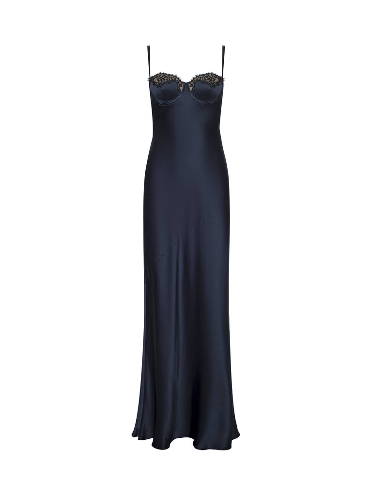 Shayla Silk Lace Gown