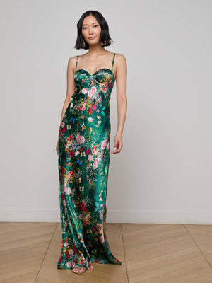 Sayla Silk Gown