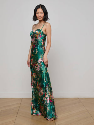 Sayla Silk Gown