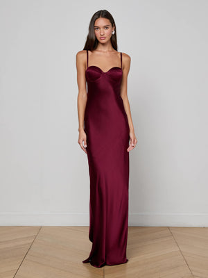 Sayla Silk Gown