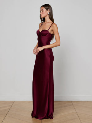 Sayla Silk Gown