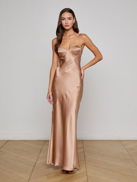 Sayla Silk Maxi Dress dress L'AGENCE