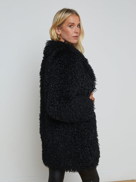 Toira Faux Fur Coat coat L'AGENCE   