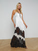 Silvana Silk Lace Gown dress L'AGENCE   