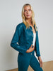 Janelle Coated Denim Jacket jacket L'AGENCE   