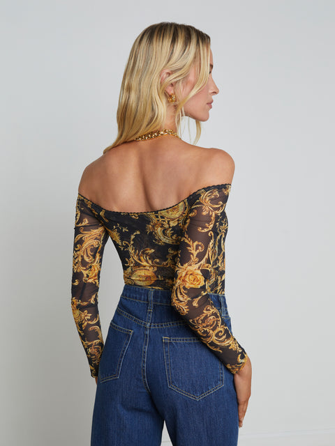 Peonie Off-The-Shoulder Bodysuit bodysuit L'AGENCE   