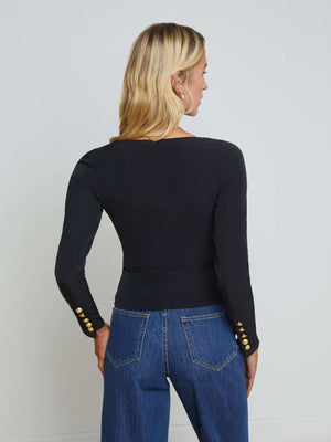 Ainslee Zip-Front Top top L'AGENCE Sale