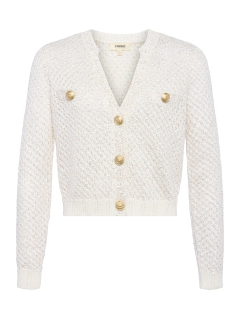 Blanca Sequin Cardigan cardigan L'AGENCE