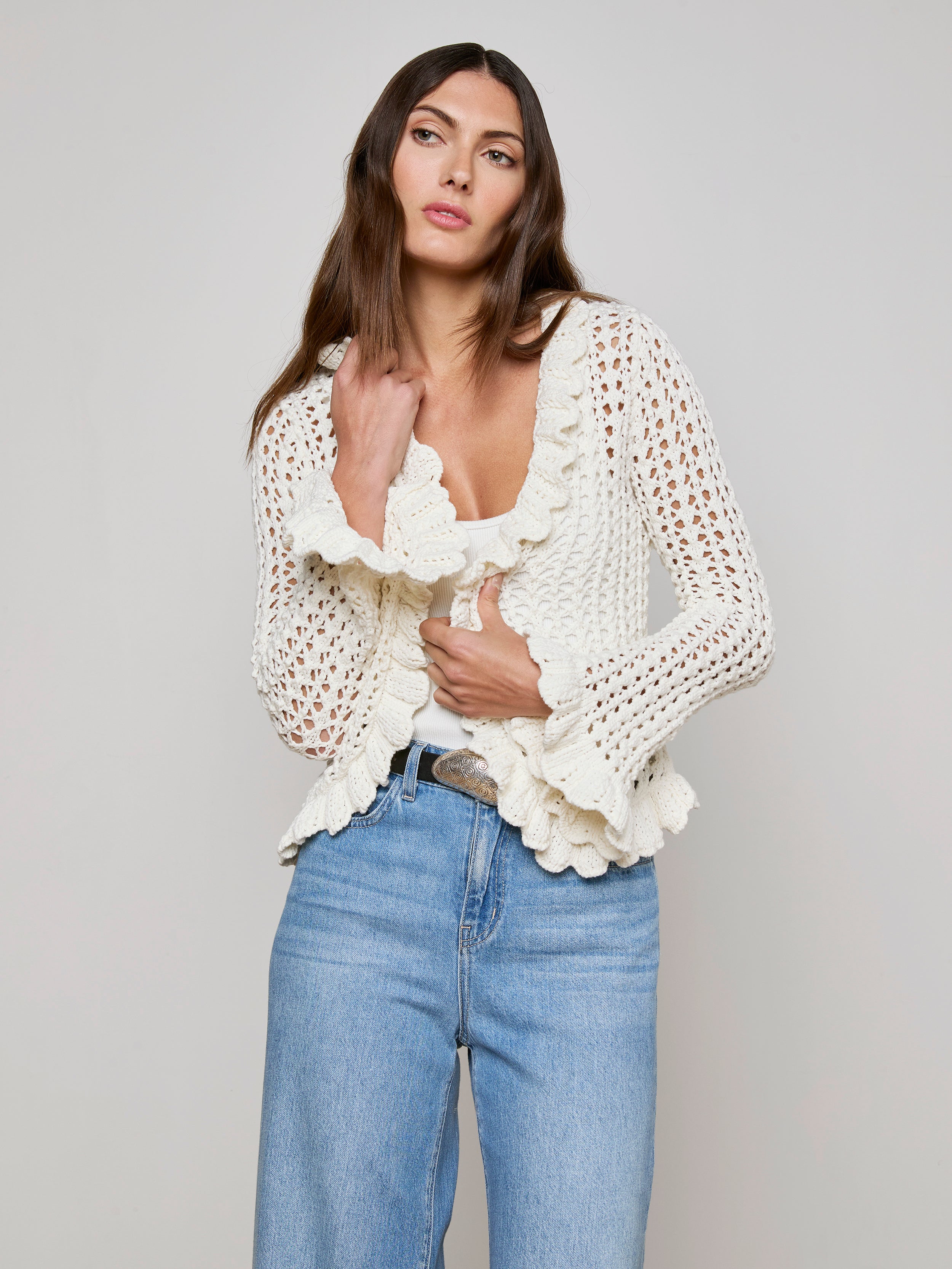 Solaris Crocheted Cardigan