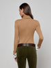 Pull à manchette de poplin flore