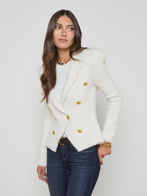 Bethany Knit Blazer blazer L'AGENCE   