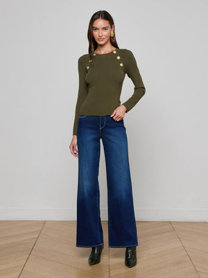 Gretchen LS BTN Pullover