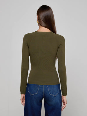 Gretchen LS BTN Pullover