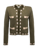 ASTOR Contrast Trim Cardigan