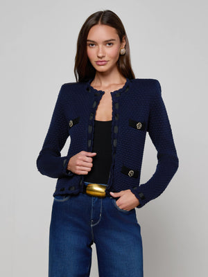 Astor Contrast Trim Cardigan