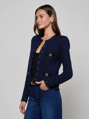 Astor Contrast Trim Cardigan