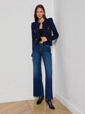 Astor Contrast Trim Cardigan