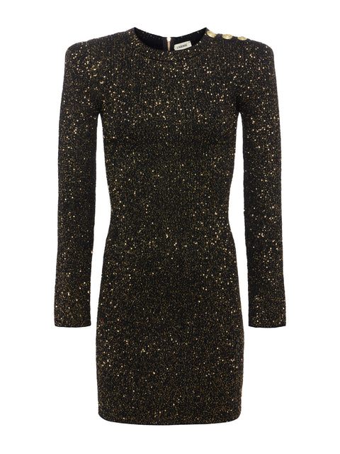 Cherry Sequin Mini Dress dress L'AGENCE Sale