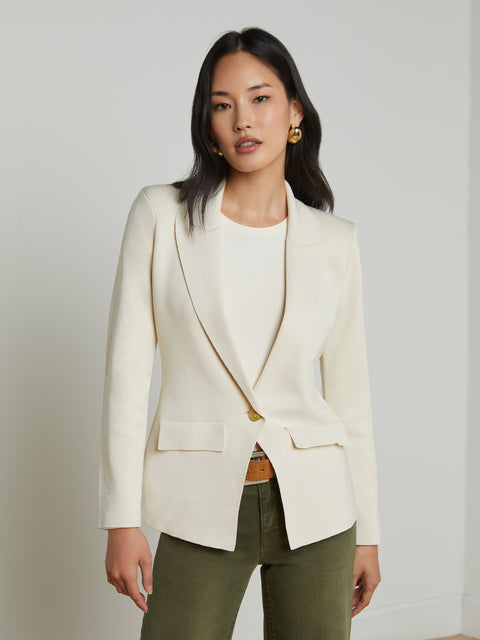 Chamberlain Knit Blazer blazer L'AGENCE