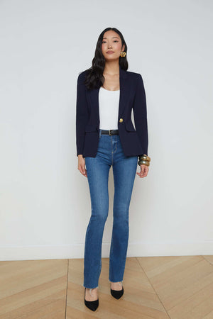 Chamberlain Knit Blazer blazer L'AGENCE   