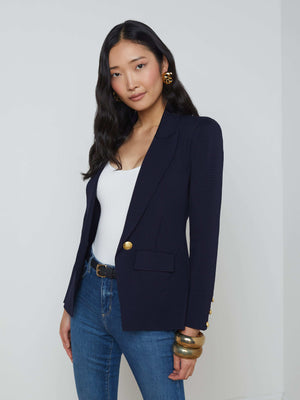 Chamberlain Knit Blazer blazer L'AGENCE   
