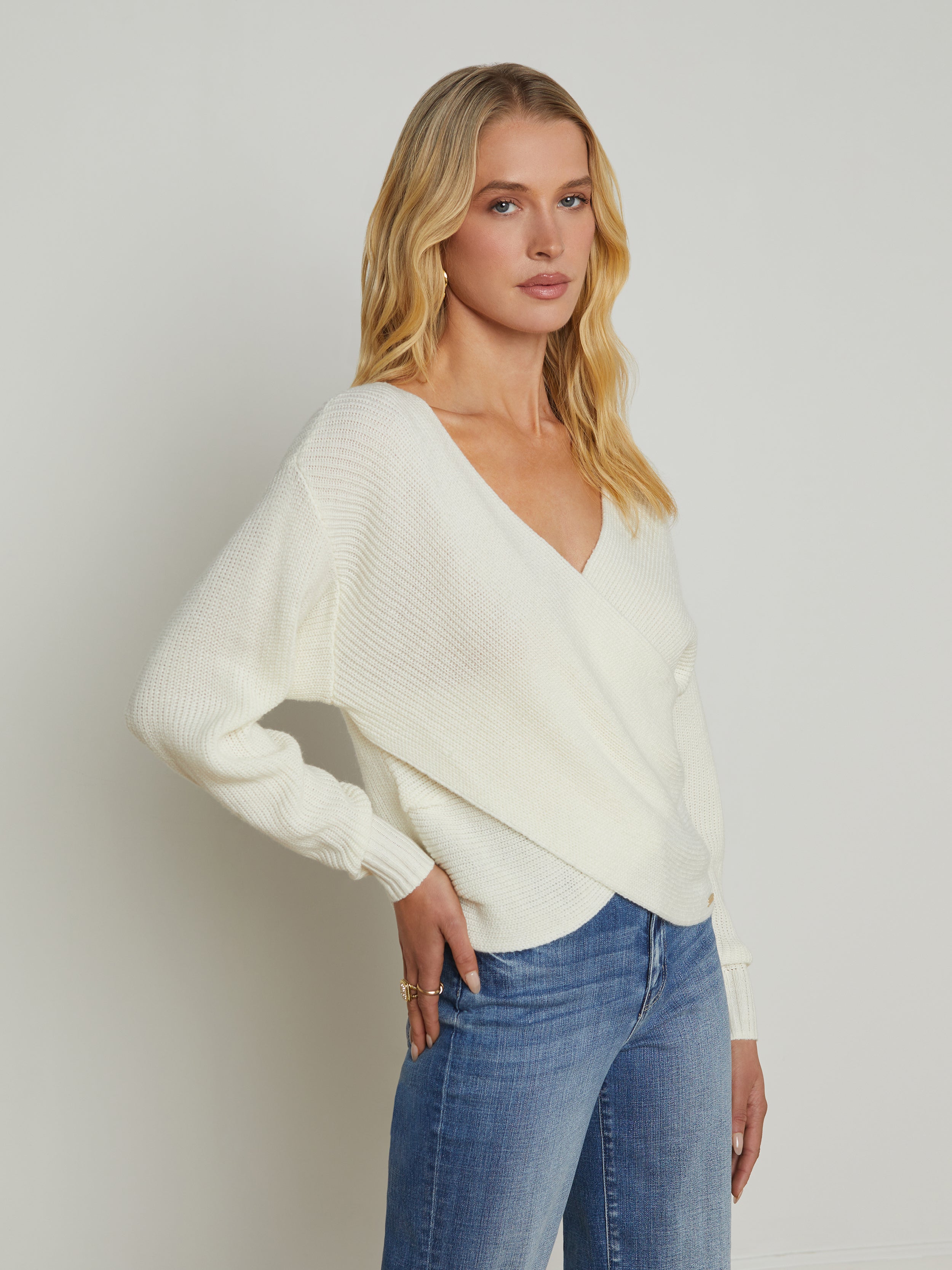 Antonella Crossover Sweater sweater L'AGENCE