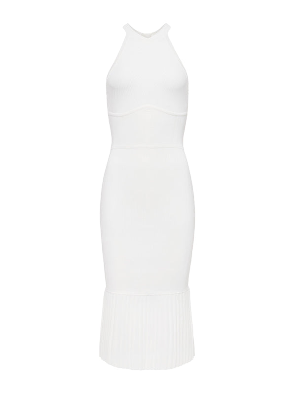Kimi Pleat Hem Midi Dress dress L'AGENCE