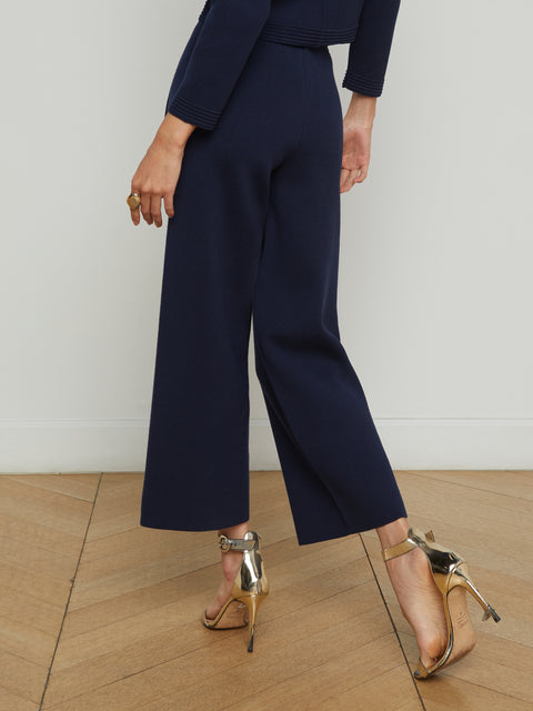 Madrid Wide-Leg Knit Pant pant L'AGENCE