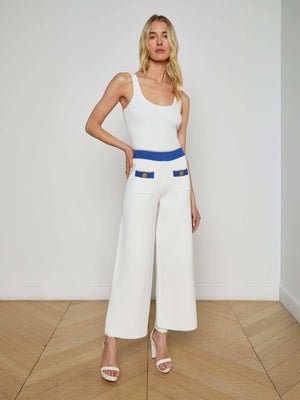 Madrid Wide-Leg Knit Pant pant L'AGENCE