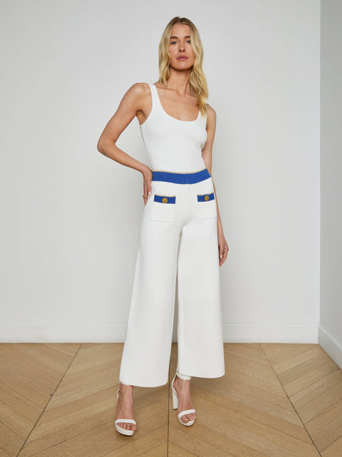 Madrid Wide-Leg Knit Pant pant L'AGENCE