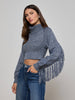 Maddison Fringed Turtleneck