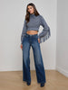 Maddison Fringed Turtleneck