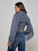Maddison Fringed Turtleneck