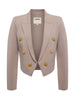 Elio Cropped Knit Blazer