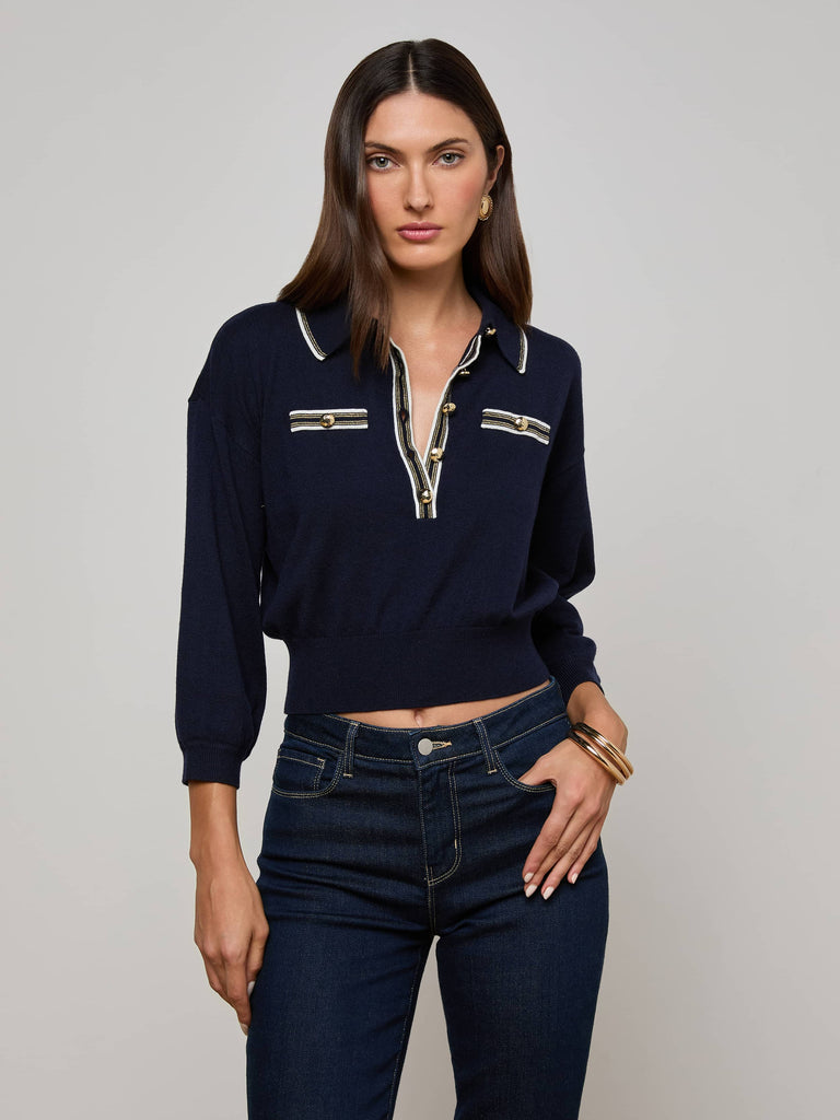 Malaki Cropped Sweater