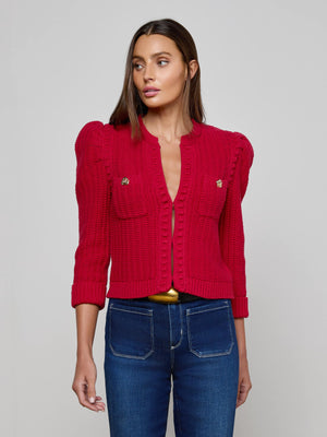 Delli SLV CRP TXTD Cardi