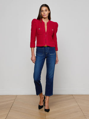 Delli SLV CRP TXTD Cardi