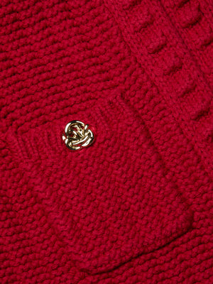 Delli SLV CRP TXTD Cardi