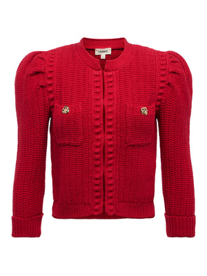 Delli SLV CRP TXTD Cardi