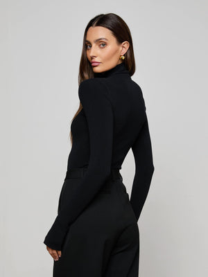 Jennis Mock-Neck Bodysuit