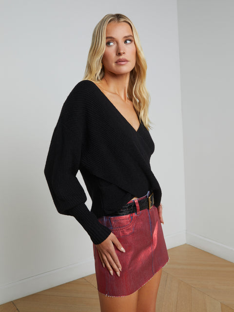 Antonella Crossover Sweater sweater L'AGENCE   