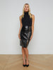 Cannes Vegan Leather Pencil Skirt coming soon L'AGENCE   