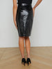 Cannes Vegan Leather Pencil Skirt coming soon L'AGENCE   