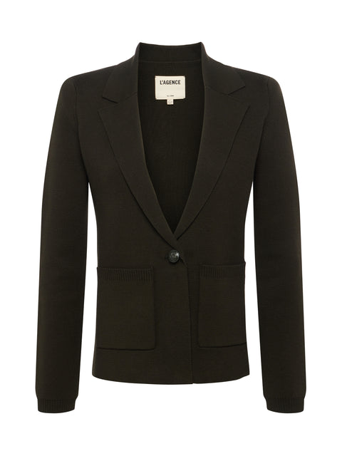 Lacey Knit Blazer blazer L'AGENCE   