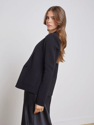 Lacey Knit Blazer blazer L'AGENCE   