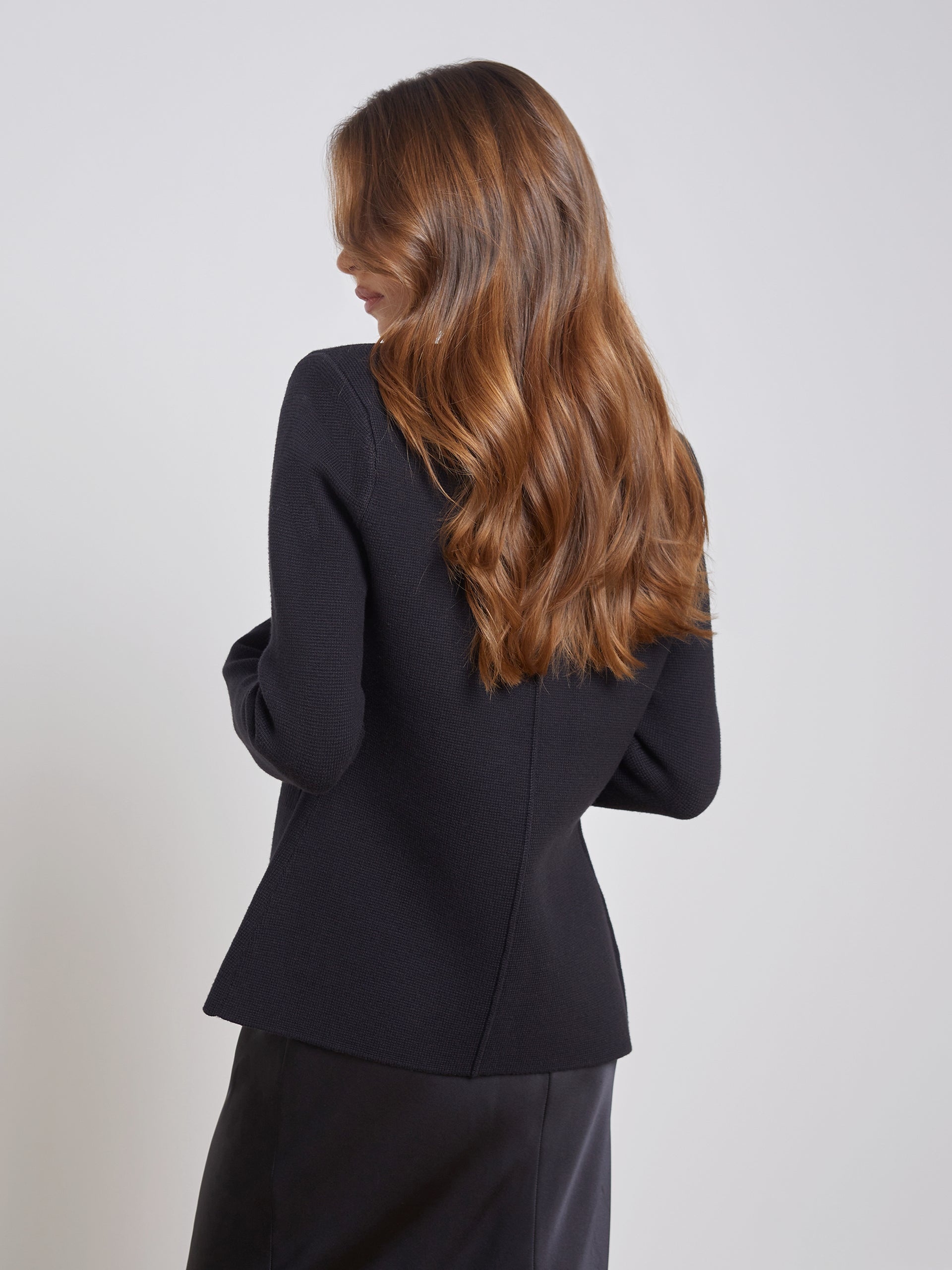 Lacey Knit Blazer blazer L'AGENCE   