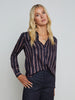 Holly Striped Blouse blouse L'AGENCE Sale