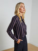 Holly Striped Blouse blouse L'AGENCE Sale