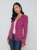 Azure Fringe Cardigan Blazer blazer L'AGENCE   