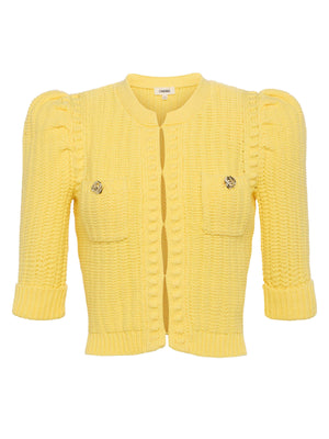 Delilah Cropped Cardigan cardigan L'AGENCE